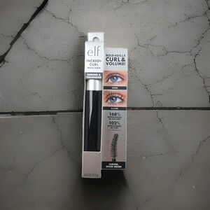 e.l.f. Incredi-Curl Mascara Makeup Pitch Black 0.32 oz (9.2g) elf Vegan‎ NEW NIB